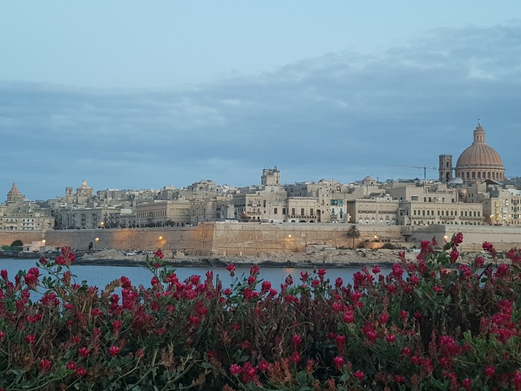 view on a historical city across the water