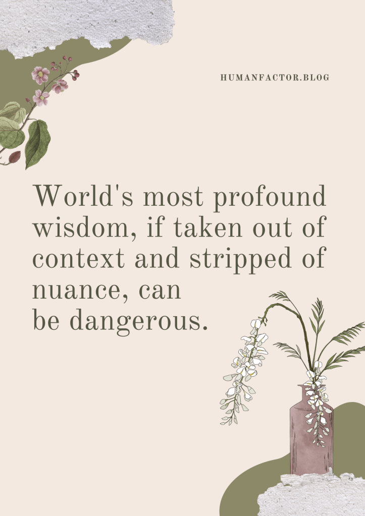 poster with a quote about wisdom