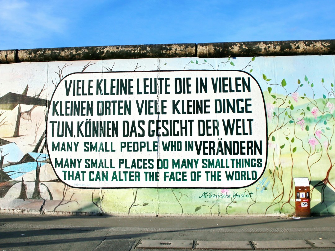 street art of the former Berlin Wall